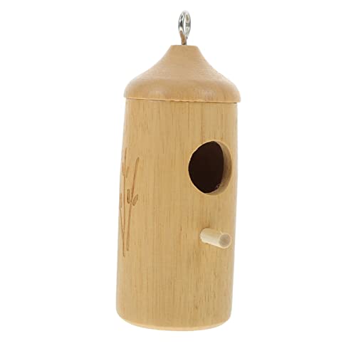 BESTonZON Hummingbird House Hanging Ornamente Garten Vogelhaus hängendes Kolibri- Kolibri-Häuser für draußen zum Nisten hängender Vogel Kolibri-Nest Vogelhäuser im Freien hölzern Khaki BESTonZON Hummingbird House Hanging Ornamente Garten Vogelhaus hängendes Kolibri- Kolibri-Häuser für draußen zum Nisten hängender Vogel Kolibri-Nest Vogelhäuser im Freien hölzern Khaki von BESTonZON