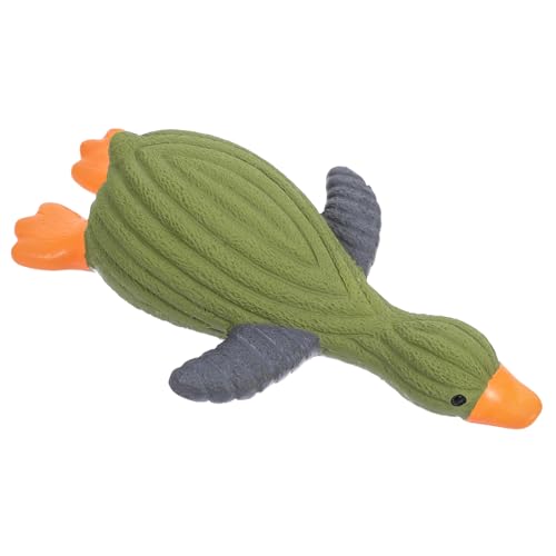 BESTonZON Hund Sprechendes Kauspielzeug Für Hunde Aus Latex Welpenspielzeug Quietschendes Hundespielzeug Quietschendes Gummispielzeug Für Hunde Latex- Emulsion Olive Green von BESTonZON