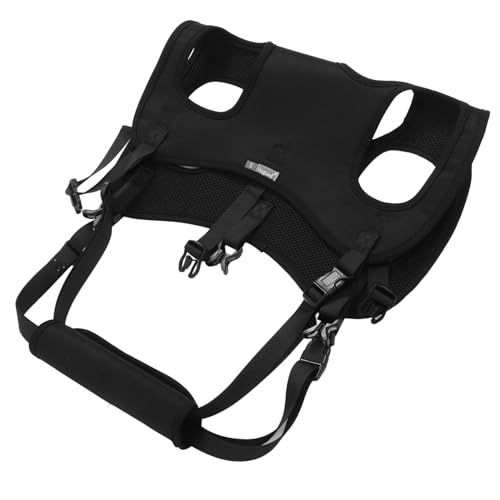 BESTonZON Hundegeschirr Rucksack Hundetragerucksack Stützschlaufe für Hunde Kleine Hunde-Fronttrage Hundegeschirr für Amputierte Hund Oxford-Stoff Black BESTonZON Hundegeschirr Rucksack Hundetragerucksack Stützschlaufe für Hunde Kleine Hunde-Fronttrage Hundegeschirr für Amputierte Hund Oxford-Stoff Black von BESTonZON