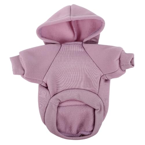 BESTonZON Hundeh Hoodie aus Baumwolle Weicher Warmer Welpen Pullover für Herbst Winter Atmungsaktiv Einfach Anzuziehen Geeignet für Kleine Hunde Sanfte Hundebekleidung für Outdoor BESTonZON Hundeh Hoodie aus Baumwolle Weicher Warmer Welpen Pullover für Herbst Winter Atmungsaktiv Einfach Anzuziehen Geeignet für Kleine Hunde Sanfte Hundebekleidung für Outdoor von BESTonZON