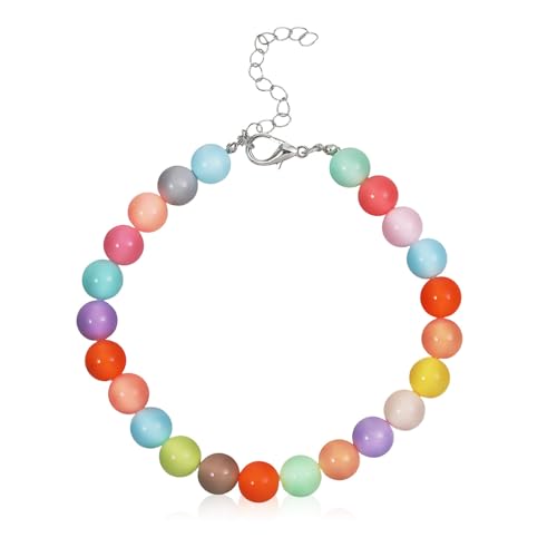 BESTonZON Hundehalsband aus Perlen Bonbonfarben Verstellbar für Kleine Hunde und Welpen Stylisches Schmuckhalsband für Hochzeiten und Partys Komfortabel und Sicher BESTonZON Hundehalsband aus Perlen Bonbonfarben Verstellbar für Kleine Hunde und Welpen Stylisches Schmuckhalsband für Hochzeiten und Partys Komfortabel und Sicher von BESTonZON