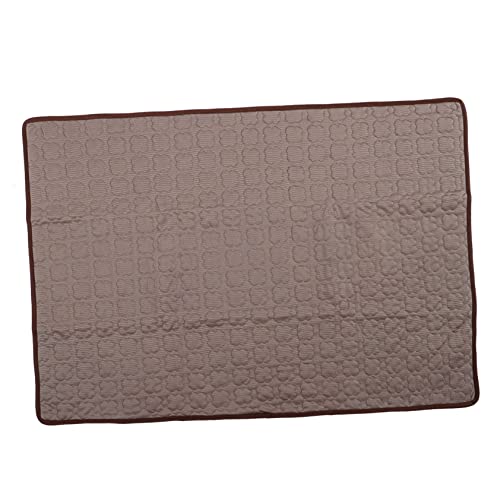 BESTonZON Hundekühlmatte aus Ice Silk Selbstkühlendes Haustierpad für Sommer Geeignet für Hundebetten Käfige Sofas und Autos XL Kaffee Langanhaltende Kühlung für Haustiere mit von BESTonZON