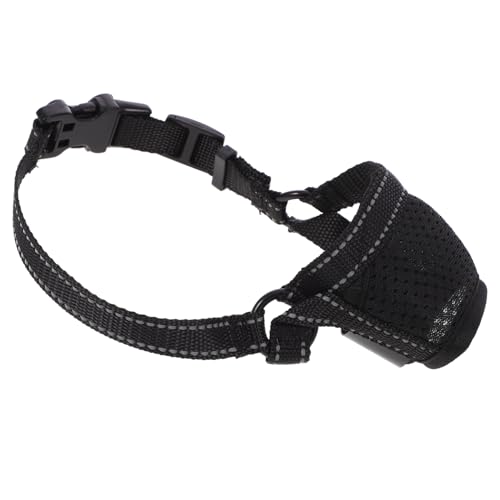 BESTonZON Hundemaulkorb XXL Verstellbarer Maulschutz für Hunde Atmungsaktiver Hundemaulkorb Schutz vor Beißen und Kauen für Große Hunde Schwarzes Design BESTonZON Hundemaulkorb XXL Verstellbarer Maulschutz für Hunde Atmungsaktiver Hundemaulkorb Schutz vor Beißen und Kauen für Große Hunde Schwarzes Design von BESTonZON