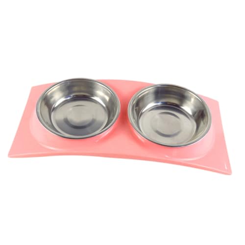 BESTonZON Hundenapf Auslaufsicher Dual Futternapf Für Haustiere Praktischer Futter Und Wasserspender Für Hundewelpen BESTonZON Hundenapf Auslaufsicher Dual Futternapf Für Haustiere Praktischer Futter Und Wasserspender Für Hundewelpen von BESTonZON