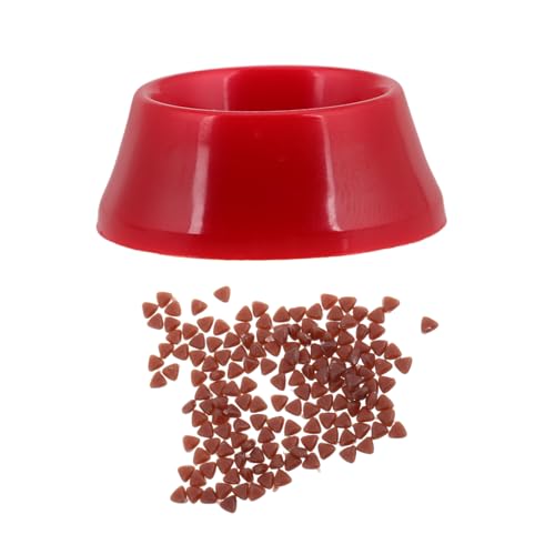 BESTonZON Hundenapf-Modell puppenhaus deko Haustier Mini-Spielzeughaus Bausatz Spielzeughaus Puppenhaus-Hundefutternapf Puppenhaus-Tierfutternapf Plastik rot BESTonZON Hundenapf-Modell puppenhaus deko Haustier Mini-Spielzeughaus Bausatz Spielzeughaus Puppenhaus-Hundefutternapf Puppenhaus-Tierfutternapf Plastik rot von BESTonZON