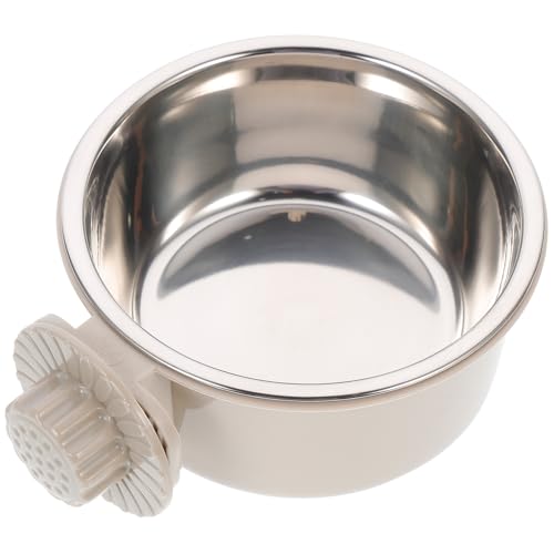 BESTonZON Hundenapf aus Mittelgroße Hitzebeständige Fress und Wasserschüssel für Haustiere Tragbarer Futterspender Graue Farbe Leicht zu Reinigen für Hunde BESTonZON Hundenapf aus Mittelgroße Hitzebeständige Fress und Wasserschüssel für Haustiere Tragbarer Futterspender Graue Farbe Leicht zu Reinigen für Hunde von BESTonZON
