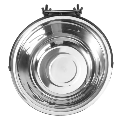 BESTonZON Hundenapf mit Stabilem Halter für Katzentransportkäfig Auslaufsicherer Abnehmbarer für Hunde und Katzen Praktischer Wassernapf für Haustierfütterung von BESTonZON