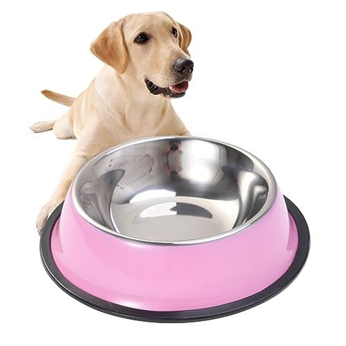 BESTonZON Hundenapf rutschfest Mit Gummiboden Für Hundefutter Und Wassernapf Für Haustiere Wie Und Katzen Hochwertiges Haustierzubehör von BESTonZON