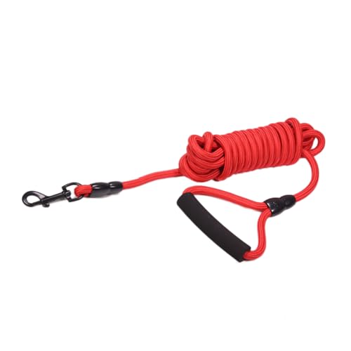 BESTonZON Hundetrainingsleine Mit Gepolstertem Hundeleine Für Mittelgroße Und Große Rote Haustierleine Für Sicheres Training von BESTonZON