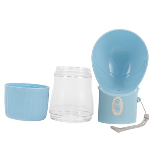 BESTonZON Hundewasserflasche Mit Futterbehälter Tragbarer Auslaufsicherer Wasser Und Futterbehälter Für Katzen Für Reisen Und Outdoor Aktivitäten Große von BESTonZON