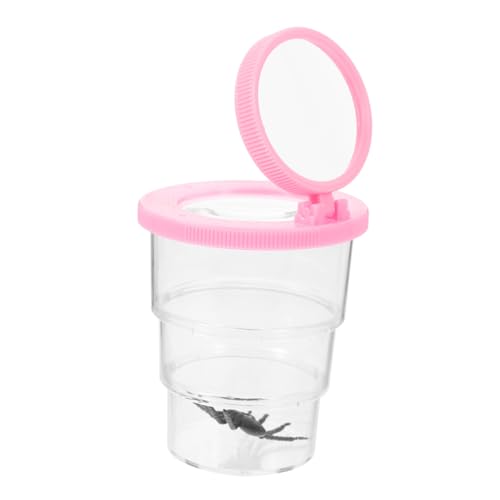 BESTonZON Convenient Magnifier Jar Für Mädchen Tragbare Insektenbeobachtungsbox Transparente Lupe Naturerkundung Sicheres Material Für Outdoor- Spielzeug Beobachtungskompetenz von BESTonZON