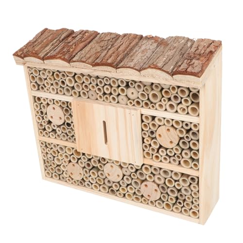 BESTonZON Insektenhausdekoration Bienenhäuser für bestäubende Bienen Marienkäfer Kabine Gartenhaus Bienendekor Käferhaus Bienenhaus für den Garten Bienen lebensraum Insektenhäuser Holz BESTonZON Insektenhausdekoration Bienenhäuser für bestäubende Bienen Marienkäfer Kabine Gartenhaus Bienendekor Käferhaus Bienenhaus für den Garten Bienen lebensraum Insektenhäuser Holz von BESTonZON