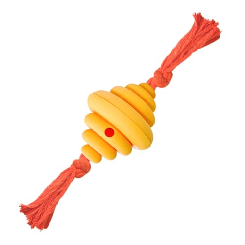 BESTonZON Interaktiver Hundespielzeug Ball mit Futterausgabe Langsame Fütterung Langlebiges Kauspielzeug Honigwabenförmig für Bessere Verdauung und Stressabbau bei Kleinen und Mittelgroßen BESTonZON Interaktiver Hundespielzeug Ball mit Futterausgabe Langsame Fütterung Langlebiges Kauspielzeug Honigwabenförmig für Bessere Verdauung und Stressabbau bei Kleinen und Mittelgroßen von BESTonZON