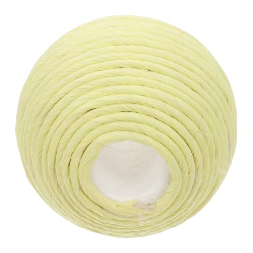 BESTonZON Interaktiver Katzen kratzball aus Gelbem Sisal mit Stabiles Kauspielzeug für Indoor Katzen Multifunktionales zum Klettern Kratzen und Beißen Sicher und Langlebig von BESTonZON