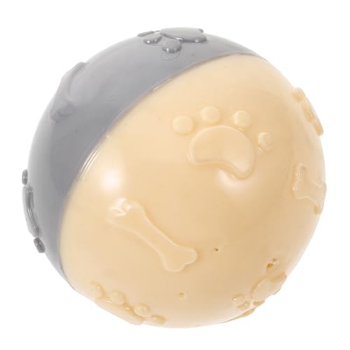 BESTonZON Hundeball Für Kleine Hunde Interaktives Kauspielzeug Mit Quietscher Zahnreinigend Und Strapazierfähigem Für Teething Und Spielspaß Drinnen Und Draußen von BESTonZON