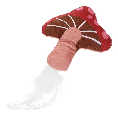 BESTonZON Interaktives Katzenminze Cartoon Form Cactus Design Robustes Plüsch Material Kätzchen Beißspielzeug zur Zahnpflege Fördert Spiel und Aktivität für Katzenliebhaber von BESTonZON