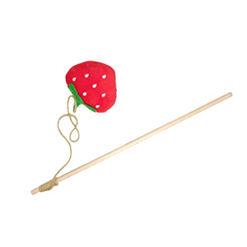 BESTonZON Interaktiver Katzenangel Aus Strapazierfähigem Material Robuster Spielstick Für Katzen Mit Geräuschen Leicht Und Tragbar Für Hause Und Unterwegs Sicheres Katzenzubehör Für Stundenl von BESTonZON