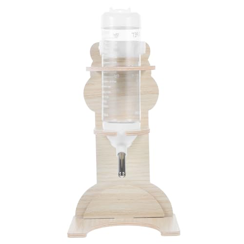 BESTonZON Hamster Trinkflasche Mit Holzständer Platzsparender Wasserspender Für Kleintiere Auslaufsicherer Halter Für Hamster Igel Und Andere Haustiere Robuster Wasserspender Für Kleine BESTonZON Hamster Trinkflasche Mit Holzständer Platzsparender Wasserspender Für Kleintiere Auslaufsicherer Halter Für Hamster Igel Und Andere Haustiere Robuster Wasserspender Für Kleine von BESTonZON