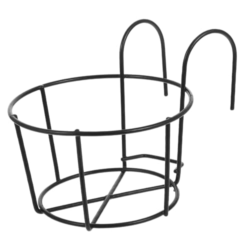 BESTonZON Kaninchen-Heufutterautomat Kaninchen Feeder -Racks Metallrahmen -Heuhändler Futterautomat für Heu Kaninchen -Fütterungsstation Metall Meerschweinchen -Heuhändler Eisen Black von BESTonZON