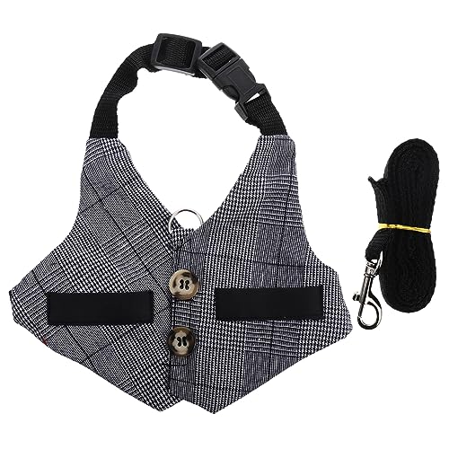 BESTonZON Lovely Bunny Harness Set Mit Verstellbarem Geschirr Und Leine Im Eleganten Design Für Hochzeiten Und Für Kaninchen Und Katzen von BESTonZON