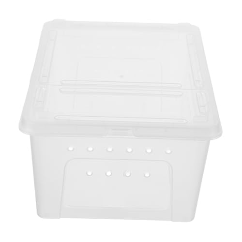 BESTonZON Reptilien Futterbox Zucht Und Brutbehälter Für Schlangen Eidechsen-Habitat Tragbares Transparentes Kunststoff-gehege Für Spinnen Skorpione Haustiere BESTonZON Reptilien Futterbox Zucht Und Brutbehälter Für Schlangen Eidechsen-Habitat Tragbares Transparentes Kunststoff-gehege Für Spinnen Skorpione Haustiere von BESTonZON