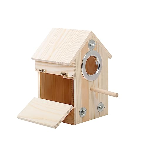 BESTonZON Kasten Vogelkäfig Aus Holz Haustier Drinnen Vogelhaus Papagei Inkubation Inkubator Häuser Brüterei Paarung Züchten Käfigvogel Für Klein Vogelnest Aus Holz Vogelzubehör Hölzern BESTonZON Kasten Vogelkäfig Aus Holz Haustier Drinnen Vogelhaus Papagei Inkubation Inkubator Häuser Brüterei Paarung Züchten Käfigvogel Für Klein Vogelnest Aus Holz Vogelzubehör Hölzern von BESTonZON