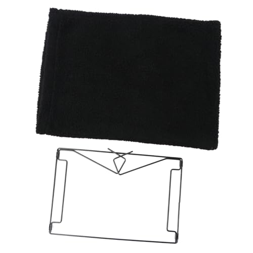 BESTonZON Katze Hängebett Heizbett Groß Kühler Katzenbett Kätzchenbett Katze Hängematte Bett Haustier Heizbett Für Katzen Erhöht Für Wohnungskatzen Rahmen Warmes Bett Drinnen Kissen Black Pp von BESTonZON