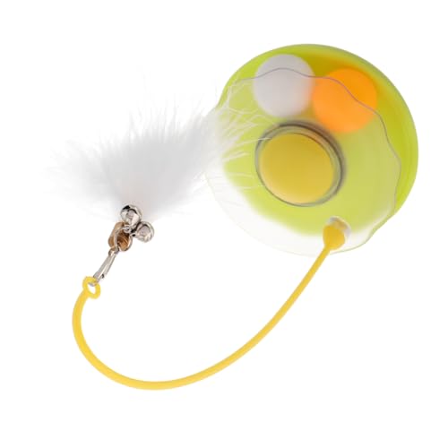 BESTonZON Katze Plattenspieler Haustierbedarf Katzenspielzeug Katzenprodukte Zum Selberspielen Katzenstock -Plattenspieler -Ball Hundespielzeug Katzen-spinnspielzeug Abs BESTonZON Katze Plattenspieler Haustierbedarf Katzenspielzeug Katzenprodukte Zum Selberspielen Katzenstock -Plattenspieler -Ball Hundespielzeug Katzen-spinnspielzeug Abs von BESTonZON