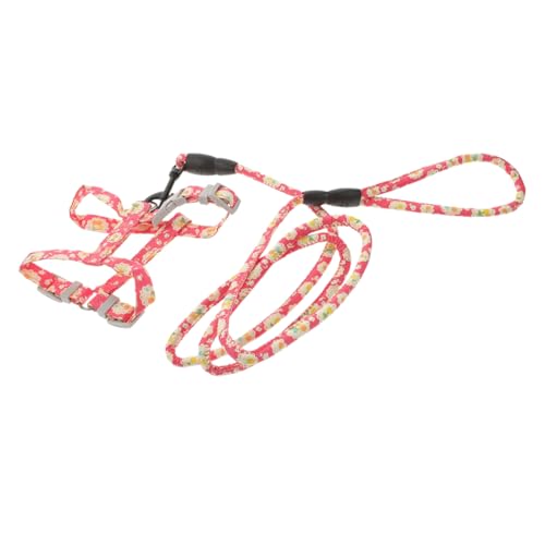 BESTonZON Katzen Geschirr Und Leine Verstellbar Leichtes Haustiergeschirr Mit Verlust Funktion Für Und Outdoor Aktivitäten Mit Blumenmuster BESTonZON Katzen Geschirr Und Leine Verstellbar Leichtes Haustiergeschirr Mit Verlust Funktion Für Und Outdoor Aktivitäten Mit Blumenmuster von BESTonZON