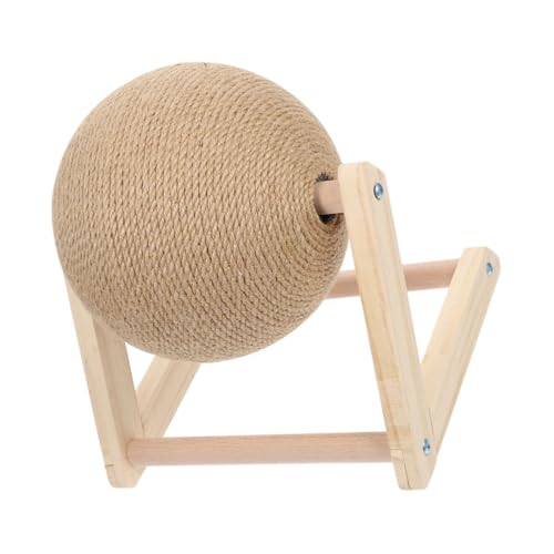 BESTonZON Katzen Kratzball aus Sisal für Kätzchen Interaktives Katzenspielzeug zur Krallenpflege für Balkon Garten und Wohnung Fördert die Gesundheit und Verhindert BESTonZON Katzen Kratzball aus Sisal für Kätzchen Interaktives Katzenspielzeug zur Krallenpflege für Balkon Garten und Wohnung Fördert die Gesundheit und Verhindert von BESTonZON