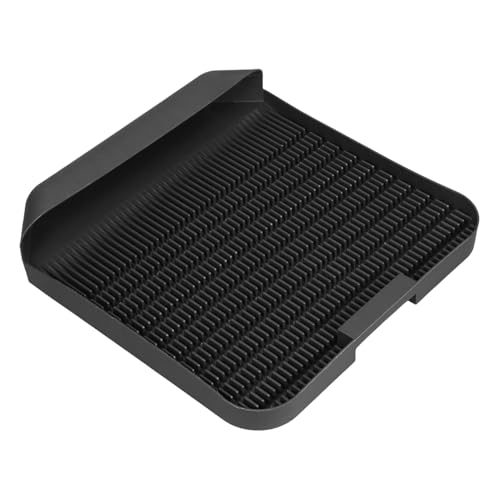 BESTonZON Katzenklo Matte Wasserdichtes Kunststoff Litter Tray Matte mit Antirutsch Oberfläche für Streuvermeidung und Sauberes Zuhause Leicht Zu Reinigen Für Sichere Katzenbewegung von BESTonZON