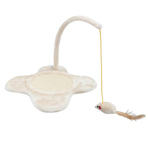 BESTonZON Katzenkratzbrett Interaktives Kätzchenspiel Für Den Innenbereich Sisal Zum Aufhängen Von Katzen Katzenkratzmatte Katzenkratzbaum Mit Ballspielzeug Katzenkratzbett Beige BESTonZON Katzenkratzbrett Interaktives Kätzchenspiel Für Den Innenbereich Sisal Zum Aufhängen Von Katzen Katzenkratzmatte Katzenkratzbaum Mit Ballspielzeug Katzenkratzbett Beige von BESTonZON