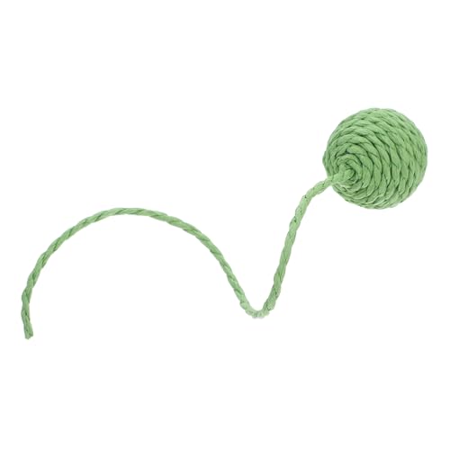 BESTonZON Katzenkratzpfosten Ersatzstange mit Sisal kratzball Langlebig Robust für Indoor Katzen Interaktives Katzenspielzeug Einfach Montierbar Platzsparend Grün von BESTonZON
