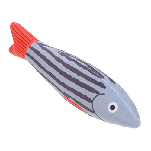 BESTonZON Katzenminze Plüschspielzeug Lustiges Fischspielzeug für Katzen zur Selbstbeschäftigung für Kätzchen mit Natürlicher Katzenminze für Spielspaß BESTonZON Katzenminze Plüschspielzeug Lustiges Fischspielzeug für Katzen zur Selbstbeschäftigung für Kätzchen mit Natürlicher Katzenminze für Spielspaß von BESTonZON