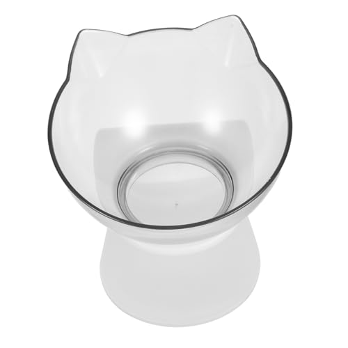 BESTonZON Katzennapf Schräge Futterschale mit Nackenschutz Rutschfestem Boden Schutz vor Verschütten für Katzen und Haustiere Transparent Langlebig BESTonZON Katzennapf Schräge Futterschale mit Nackenschutz Rutschfestem Boden Schutz vor Verschütten für Katzen und Haustiere Transparent Langlebig von BESTonZON