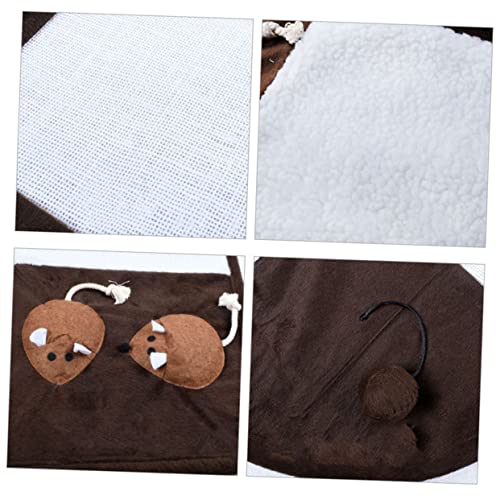 BESTonZON Katzenschlafmatte aus Umweltfreundlichem Material Quadratische Kratzmatte für Katzen Krallenwetzen und Schützt Möbel Kratzern und Sorgt von BESTonZON