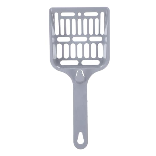 BESTonZON Katzenstreuschaufel mit Extra Breiter Schaufelkopf Langlebig und Robust Ergonomischer Griff für Sicheren Wiederverwendbar Schnellen der Katzentoilette Graues Modell von BESTonZON