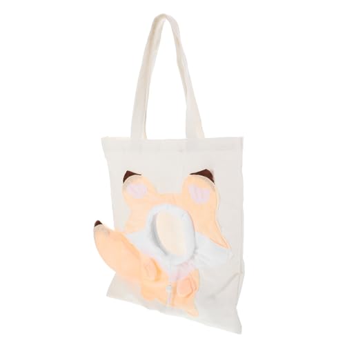 BESTonZON Katzentasche für Kleine Haustiere Tragbare Umhängetasche mit Süßem Fuchsdesign für Reisen und Ausflüge Geräumig für Tierbedarf Bequem für Hunde und Katzen BESTonZON Katzentasche für Kleine Haustiere Tragbare Umhängetasche mit Süßem Fuchsdesign für Reisen und Ausflüge Geräumig für Tierbedarf Bequem für Hunde und Katzen von BESTonZON