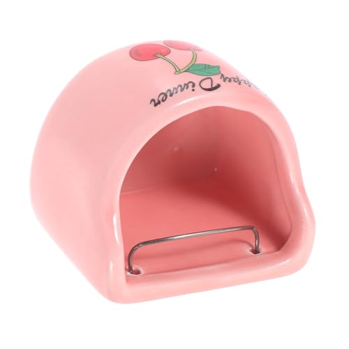 BESTonZON Keramik Futternapf für Hamster und Kleine Nager Tiefes Design für Futter und Wasser rutschfest Bruchsicher als Futterstation für Käfige Kleiner Haustiere Wie Ratten Meerschweinchen von BESTonZON