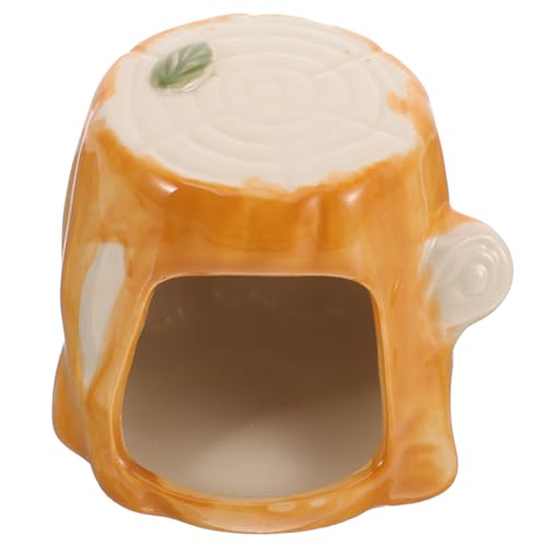 BESTonZON Keramik Hamsterhaus Cartoon Nest für Kleintiere Sommer Kühlhaus Rückzugsort und Spielplatz für Hamster und Kleine Haustiere BESTonZON Keramik Hamsterhaus Cartoon Nest für Kleintiere Sommer Kühlhaus Rückzugsort und Spielplatz für Hamster und Kleine Haustiere von BESTonZON
