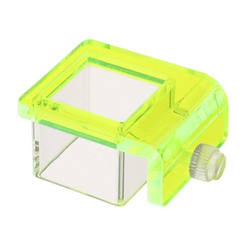 BESTonZON Klarer Aquarium Futterspender Mit Fütterungsrohrdesign Mini Fischfütterungsstation Für Aquarien Für Wiederverwendbar Und Langlebig von BESTonZON
