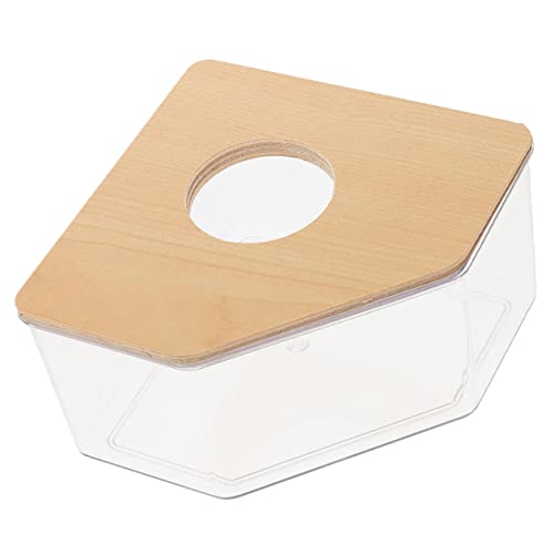 BESTonZON Klarer Hamster Sandbad Behälter Transparente Hamsterbadewanne für Kleine Haustiere Waschraum oder Toilette Langlebig Reinigen Großes Design mit Gelbem BESTonZON Klarer Hamster Sandbad Behälter Transparente Hamsterbadewanne für Kleine Haustiere Waschraum oder Toilette Langlebig Reinigen Großes Design mit Gelbem von BESTonZON