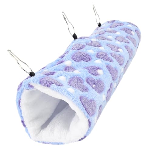 BESTonZON Hängematte für Kleine Haustiere Schlafbett für Hamster Frettchen und Ratten Tunnelhängematte aus Geruchsneutralem Material für Käfige Sicheres Versteck für Tiere von BESTonZON