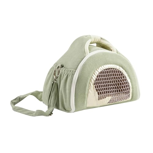 BESTonZON Kleines Haustier-Tragetasche mit Atmungsaktivem Mesh Plüschgefüttert Ausbruchsicherer Outdoor-transportbeutel für Hamster Meerschweinchen Ratten und Kleine Nagetiere Grün BESTonZON Kleines Haustier-Tragetasche mit Atmungsaktivem Mesh Plüschgefüttert Ausbruchsicherer Outdoor-transportbeutel für Hamster Meerschweinchen Ratten und Kleine Nagetiere Grün von BESTonZON