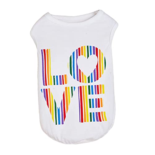 BESTonZON Kleines Hundeshirt für Sommer Ärmelloses T Shirt für Welpen und Katzen Atmungsaktive Haustierkleidung Bunten Farben S Bequem und Einfach Anzuziehen BESTonZON Kleines Hundeshirt für Sommer Ärmelloses T Shirt für Welpen und Katzen Atmungsaktive Haustierkleidung Bunten Farben S Bequem und Einfach Anzuziehen von BESTonZON