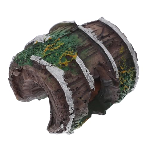 BESTonZON Kleines Spinnenversteck aus Material Sicherer Unterschlupf für Reptilien und Spinnen Aquarium Dekoration im Design Eines Kaputten Garnelenfasses Mühelose Pflege BESTonZON Kleines Spinnenversteck aus Material Sicherer Unterschlupf für Reptilien und Spinnen Aquarium Dekoration im Design Eines Kaputten Garnelenfasses Mühelose Pflege von BESTonZON