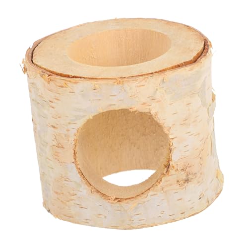 BESTonZON Kleines Tierheim Tunnel aus Holz für Hamster Meerschweinchen und Zwerghamster Sicheres Versteckspielzeug für Erkundungen Käfig BESTonZON Kleines Tierheim Tunnel aus Holz für Hamster Meerschweinchen und Zwerghamster Sicheres Versteckspielzeug für Erkundungen Käfig von BESTonZON