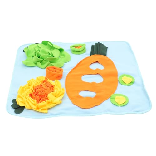 BESTonZON Kleintier Futter Snuffle Matte aus Strapazierfähigem Interaktive Suchmatte für Kaninchen Meerschweinchen und Chinchillas Fördert Natürliche Futtersuche und Spielspaß und Sicher von BESTonZON