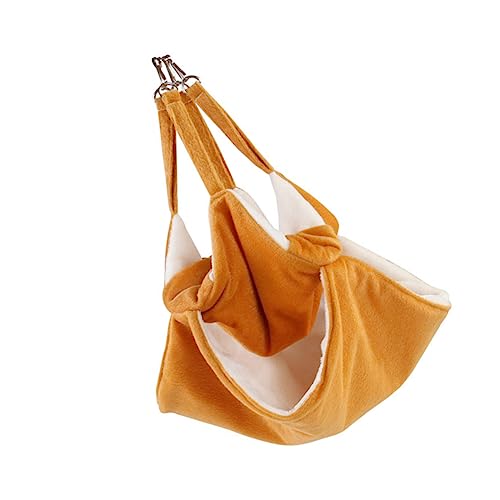 BESTonZON Kleintier Hängematte für Hamster und Meerschweinchen Orange Warmes Nest Atmungsaktives Schlafbett zu Befestigen mit Metallhaken für Käfige Bequemes BESTonZON Kleintier Hängematte für Hamster und Meerschweinchen Orange Warmes Nest Atmungsaktives Schlafbett zu Befestigen mit Metallhaken für Käfige Bequemes von BESTonZON