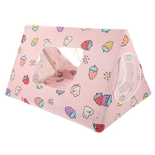 BESTonZON Kleintierzelt aus Strapazierfähigem Süßes Kaninchen und Hamsterversteck mit Spielstufen Sicherer Rückzugsort für Kleine Haustiere Klettern und Schlafen Rosa BESTonZON Kleintierzelt aus Strapazierfähigem Süßes Kaninchen und Hamsterversteck mit Spielstufen Sicherer Rückzugsort für Kleine Haustiere Klettern und Schlafen Rosa von BESTonZON